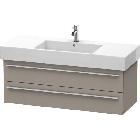 Duravit X-Large 47" x 18" x 18" Basalt Finish Wall-Mounted Vanity Unit (XL635404343)