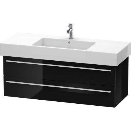 Duravit X-Large 47" x 18" x 18" Black Finish Wall-Mounted Vanity Unit (XL635404040)