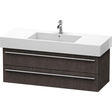 Duravit X-Large 47" x 18" x 18" Dark Brushed Oak Finish Wall-Mounted Vanity Unit (XL635407272)