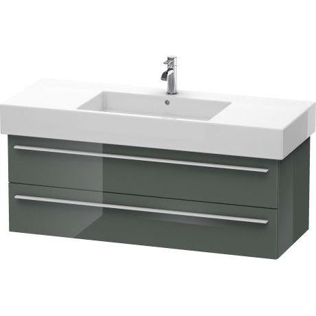 Duravit X-Large 47" x 18" x 18" Dolomite Gray Finish Wall-Mounted Vanity Unit (XL635403838)