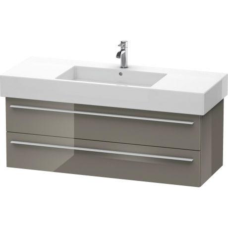 Duravit X-Large 47" x 18" x 18" Flannel Gray Finish Wall-Mounted Vanity Unit (XL635408989)