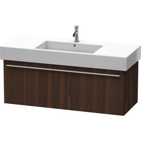 Duravit X-Large 47" x 18" x 18" Walnut Brushed Finish Wall-Mounted Vanity Unit (XL605406969)