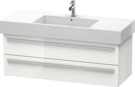 Duravit X-Large 47" x 18" x 18" White Finish Wall-Mounted Vanity Unit (XL635408585)