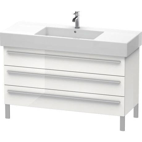 Duravit X-Large 47" x 23" x 18" Concrete Gray Finish Three Drawer Floorstanding Vanity Unit (XL655500707)