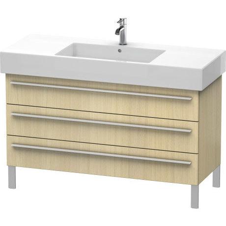 Duravit X-Large 47" x 23" x 18" Mediterranean Oak Finish Three Drawer Floorstanding Vanity Unit (XL655507171)