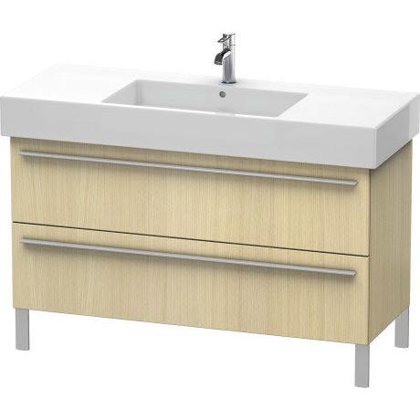Duravit X-Large 47" x 23" x 18" Mediterranean Oak Finish Two Drawer Floorstanding Vanity Unit (XL654507171)