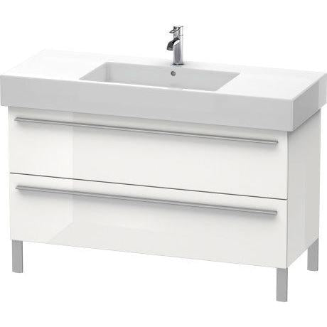 Duravit X-Large 47" x 23" x 18" Walnut Dark Finish Two Drawer Floorstanding Vanity Unit (XL654502121)