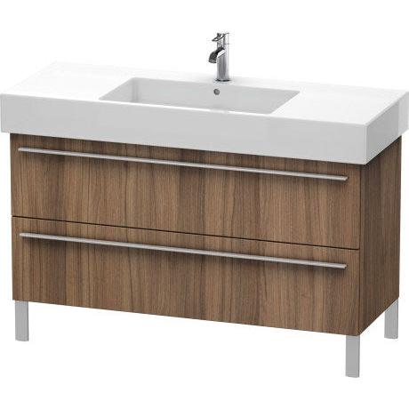 Duravit X-Large 47" x 23" x 18" Walnut Finish Two Drawer Floorstanding Vanity Unit (XL654507979)