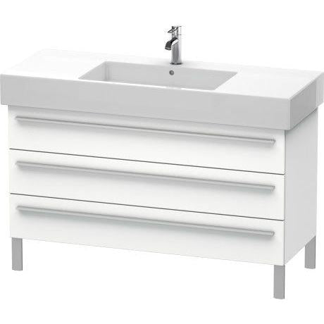 Duravit X-Large 47" x 23" x 18" White Finish Three Drawer Floorstanding Vanity Unit (XL655501818)