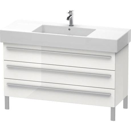 Duravit X-Large 47" x 23" x 18" White Finish Three Drawer Floorstanding Vanity Unit (XL655508585)