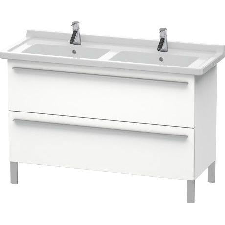Duravit X-Large 47" x 26" x 18" White Finish Two Drawer Floorstanding Vanity Unit (XL653801818)