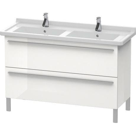 Duravit X-Large 47" x 26" x 18" White Finish Two Drawer Floorstanding Vanity Unit (XL653808585)