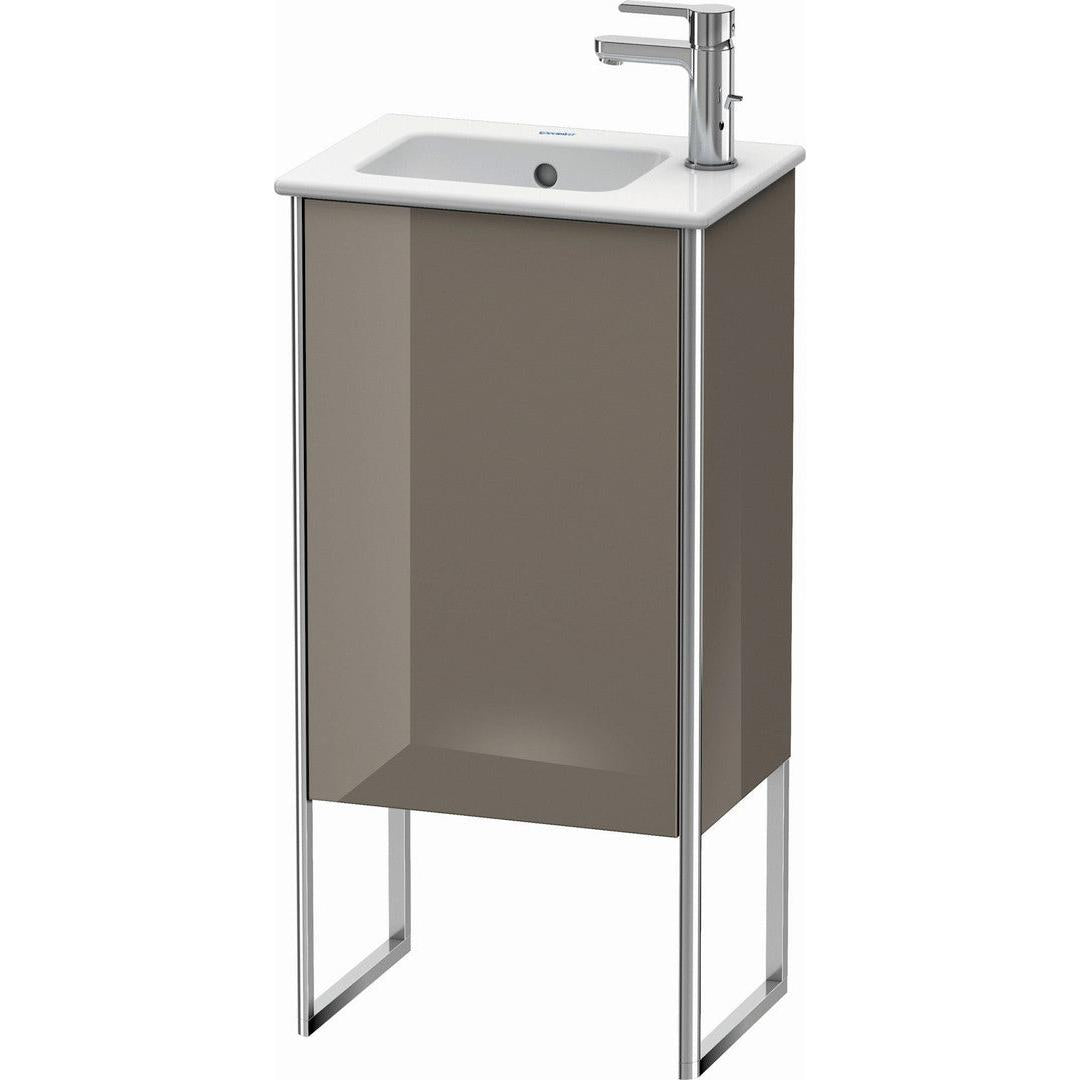 Duravit XSquare 16" Flannel Gray One Door Floorstanding Vanity Unit (XS4440L8989)