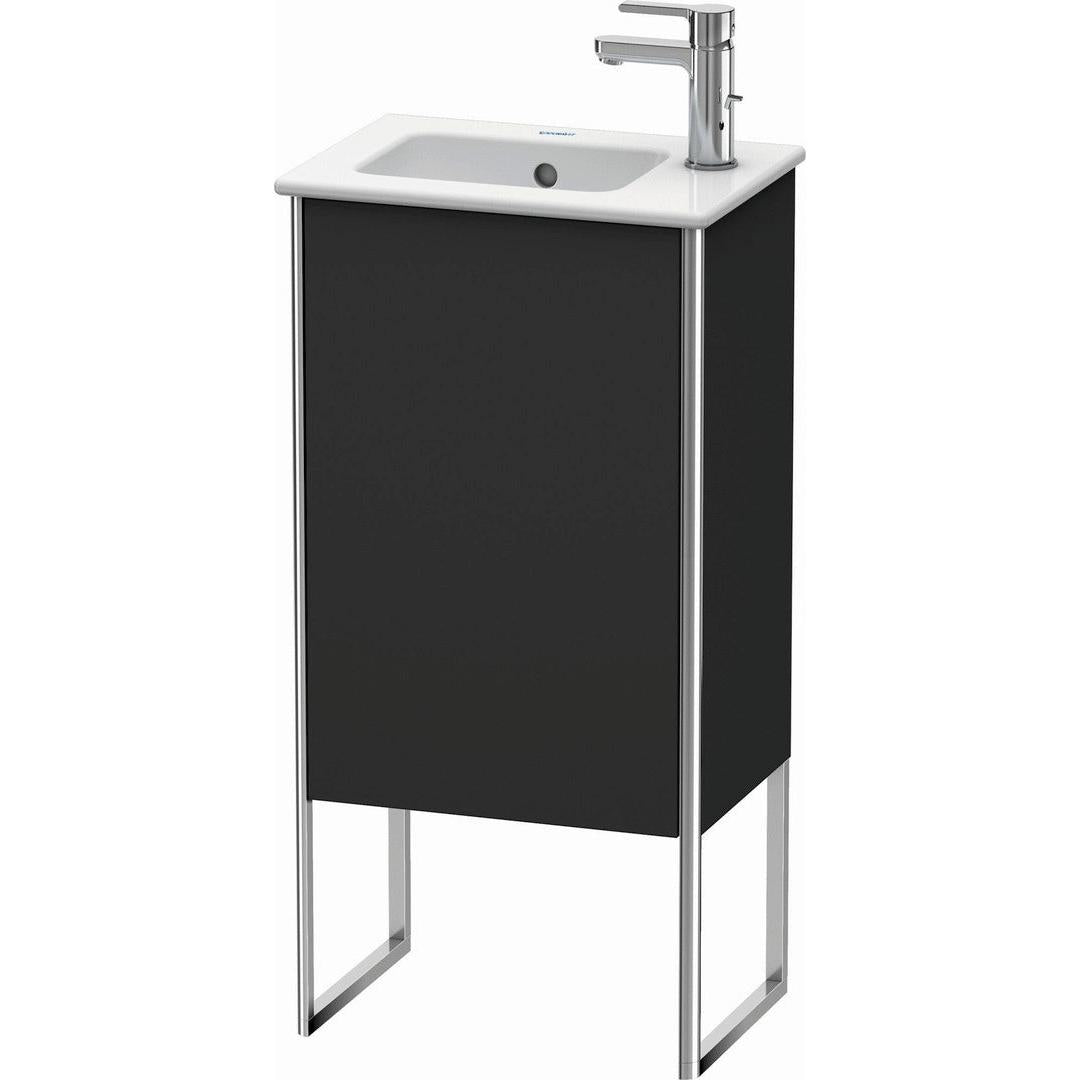Duravit XSquare 16" Graphite One Door Floorstanding Vanity Unit (XS4440L8080)