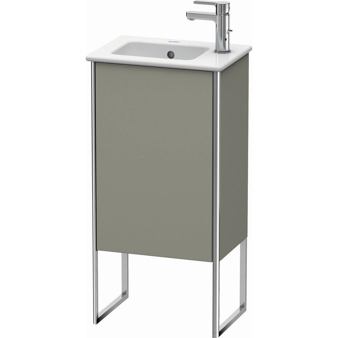 Duravit XSquare 16" Stone Gray One Door Floorstanding Vanity Unit (XS4440L9292)