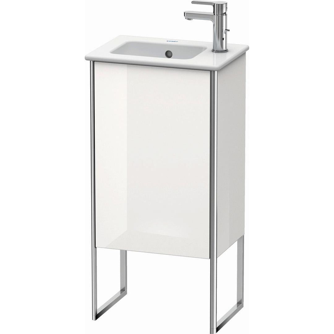 Duravit XSquare 16" White High Gloss One Door Floorstanding Vanity Unit (XS4440L8585)