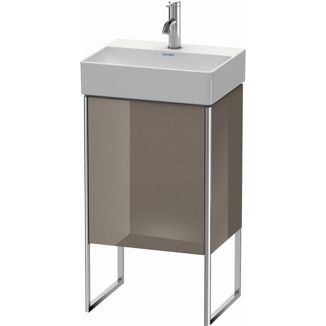 Duravit XSquare 17" Flannel Gray One Door Floorstanding Vanity Unit (XS4441L8989)
