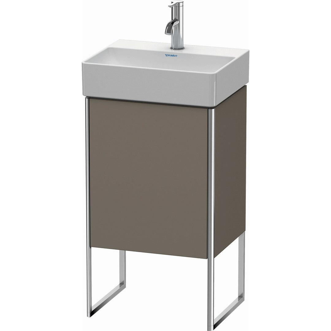 Duravit XSquare 17" Flannel Gray One Door Floorstanding Vanity Unit (XS4441L9090)