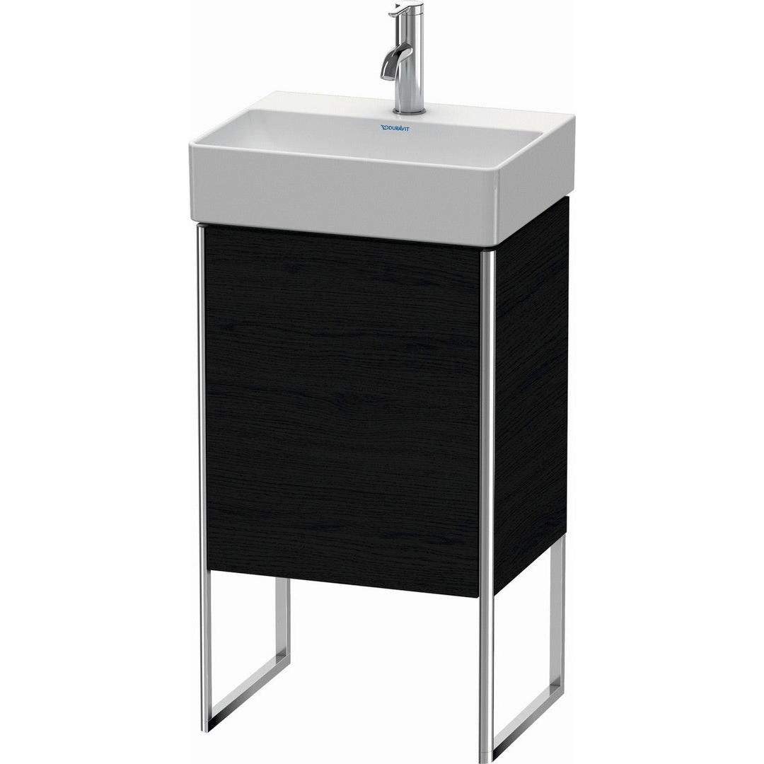 Duravit XSquare 17" Oak Black One Door Floorstanding Vanity Unit (XS4441L1616)