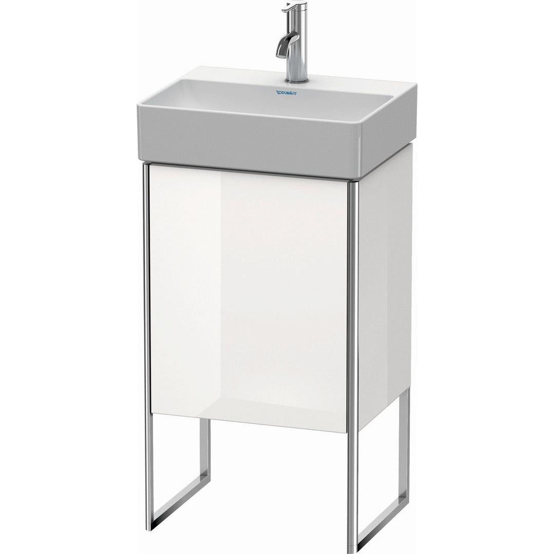 Duravit XSquare 17" White High Gloss One Door Floorstanding Vanity Unit (XS4441R2222)