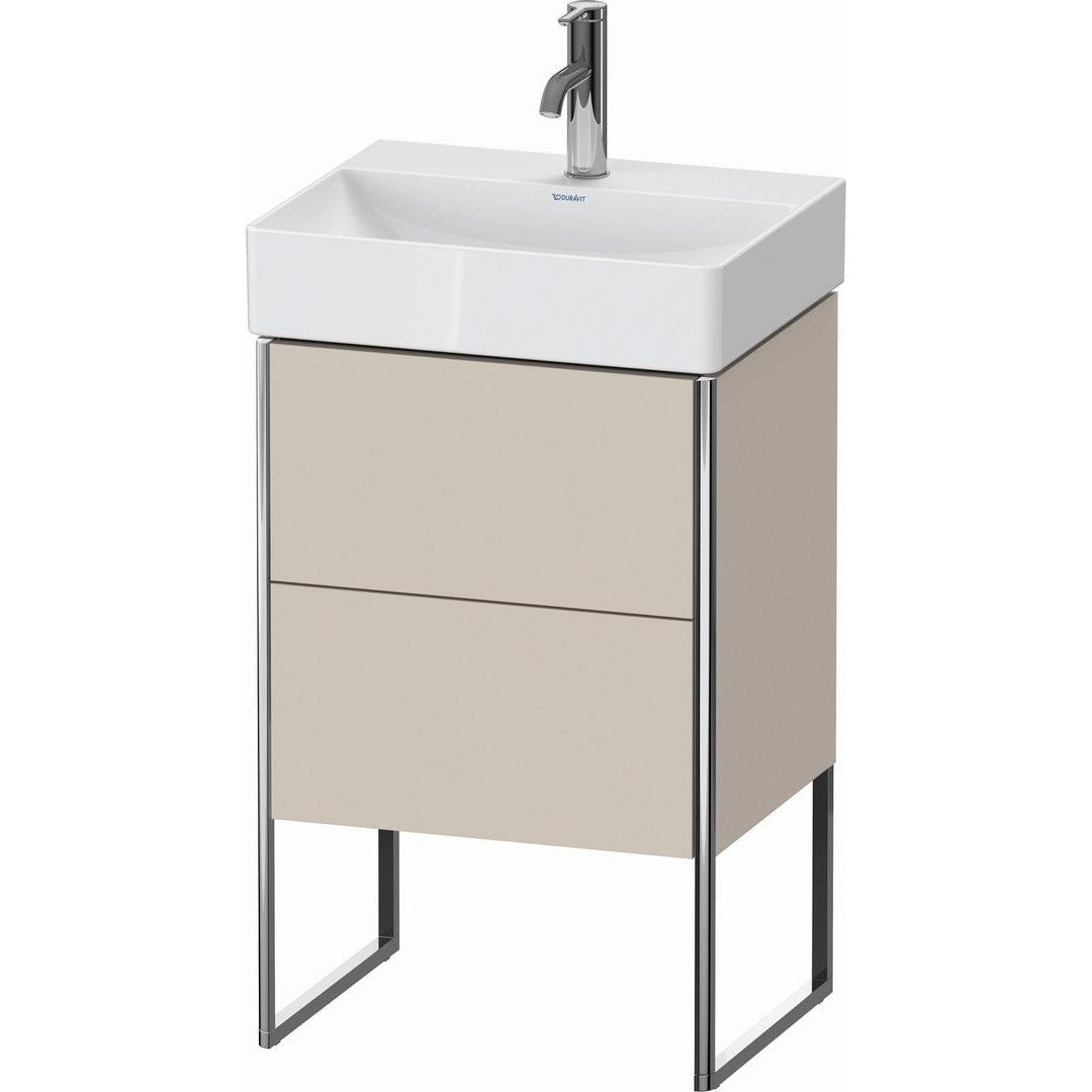 Duravit XSquare 19" Taupe Two Drawer Floorstanding Vanity Unit (XS443809191)