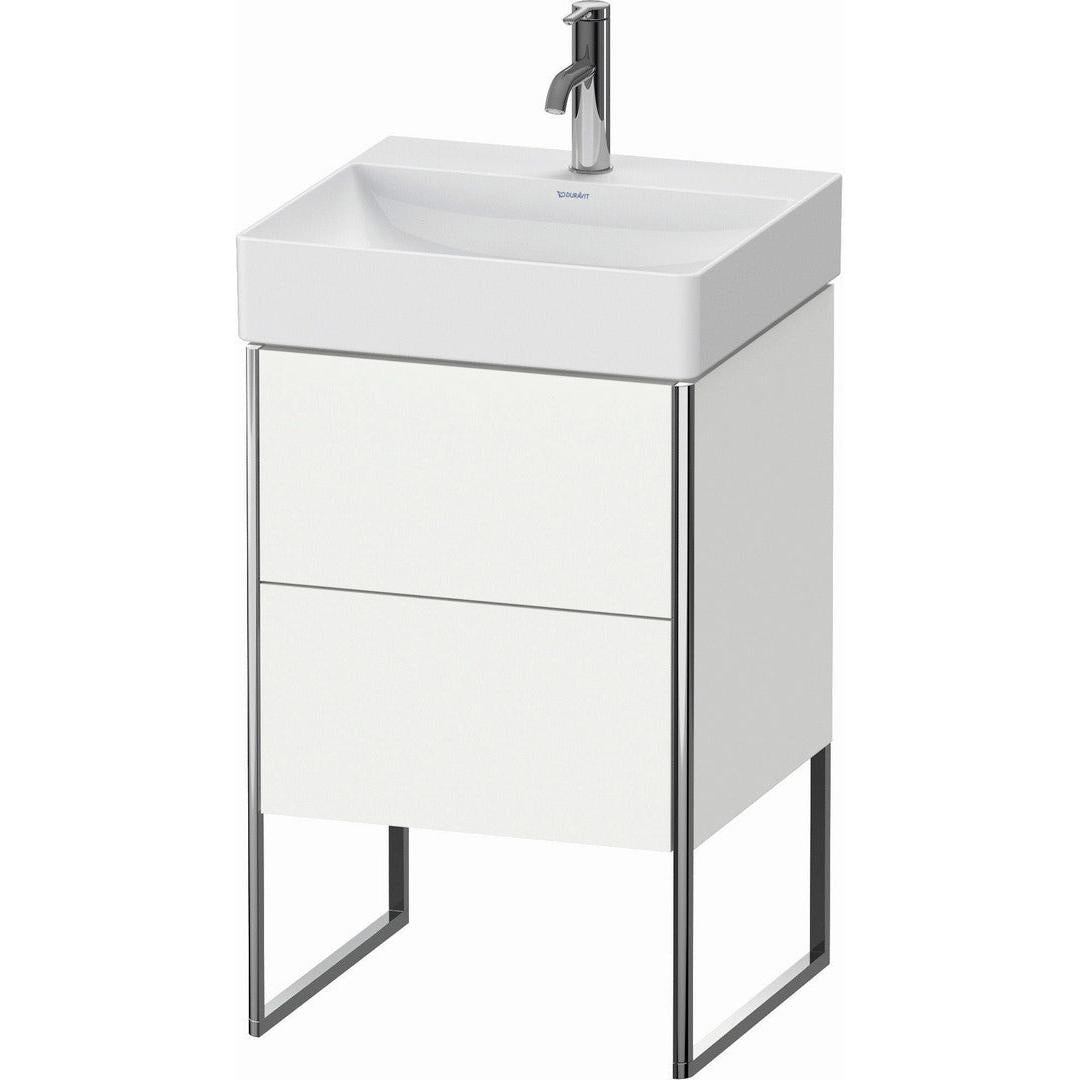 Duravit XSquare 19" White Matt Two Drawer Floorstanding Vanity Unit (XS443901818)