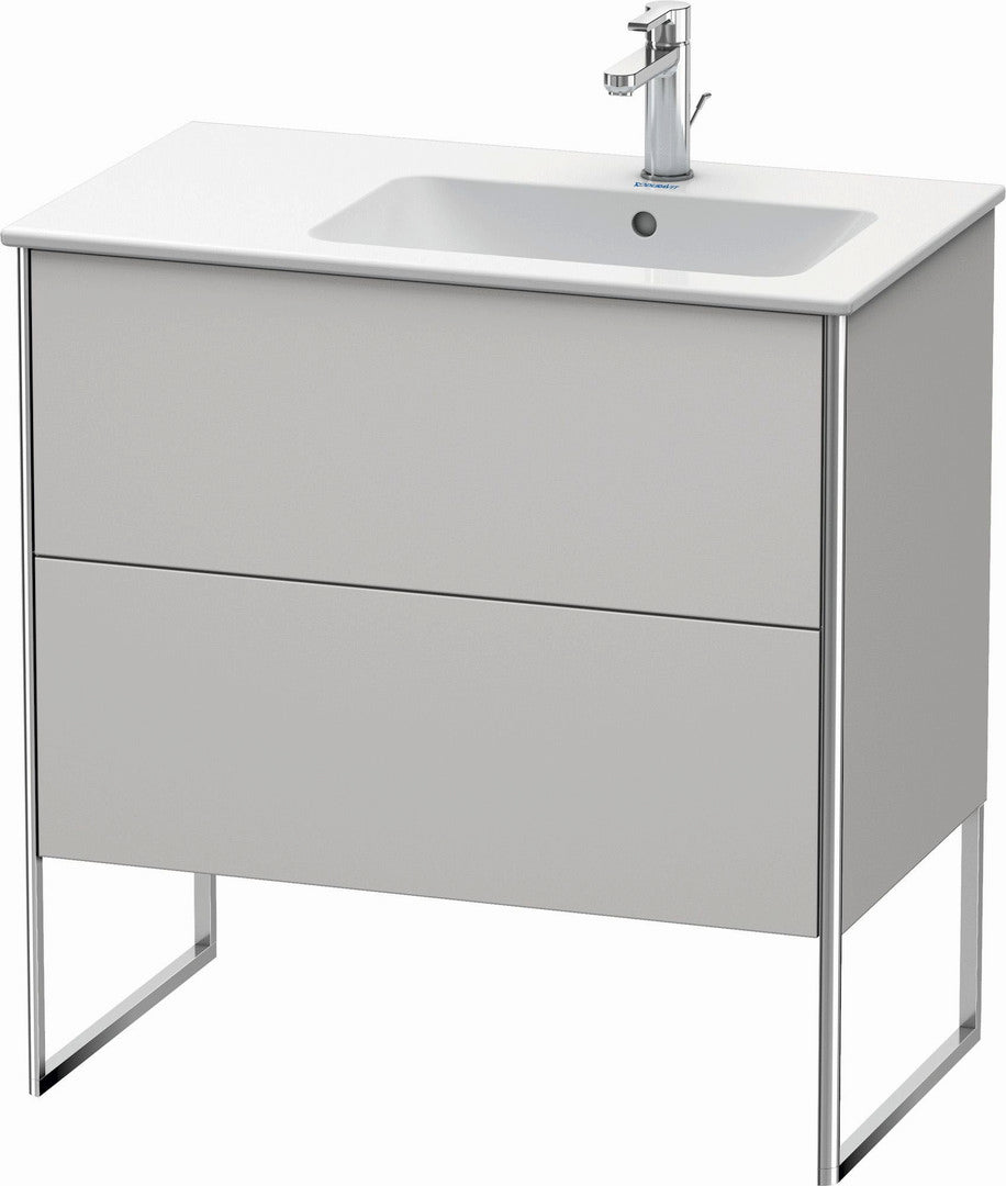 Duravit XSquare 32" Nordic White Two Drawer Floorstanding Vanity Unit (XS445203939)