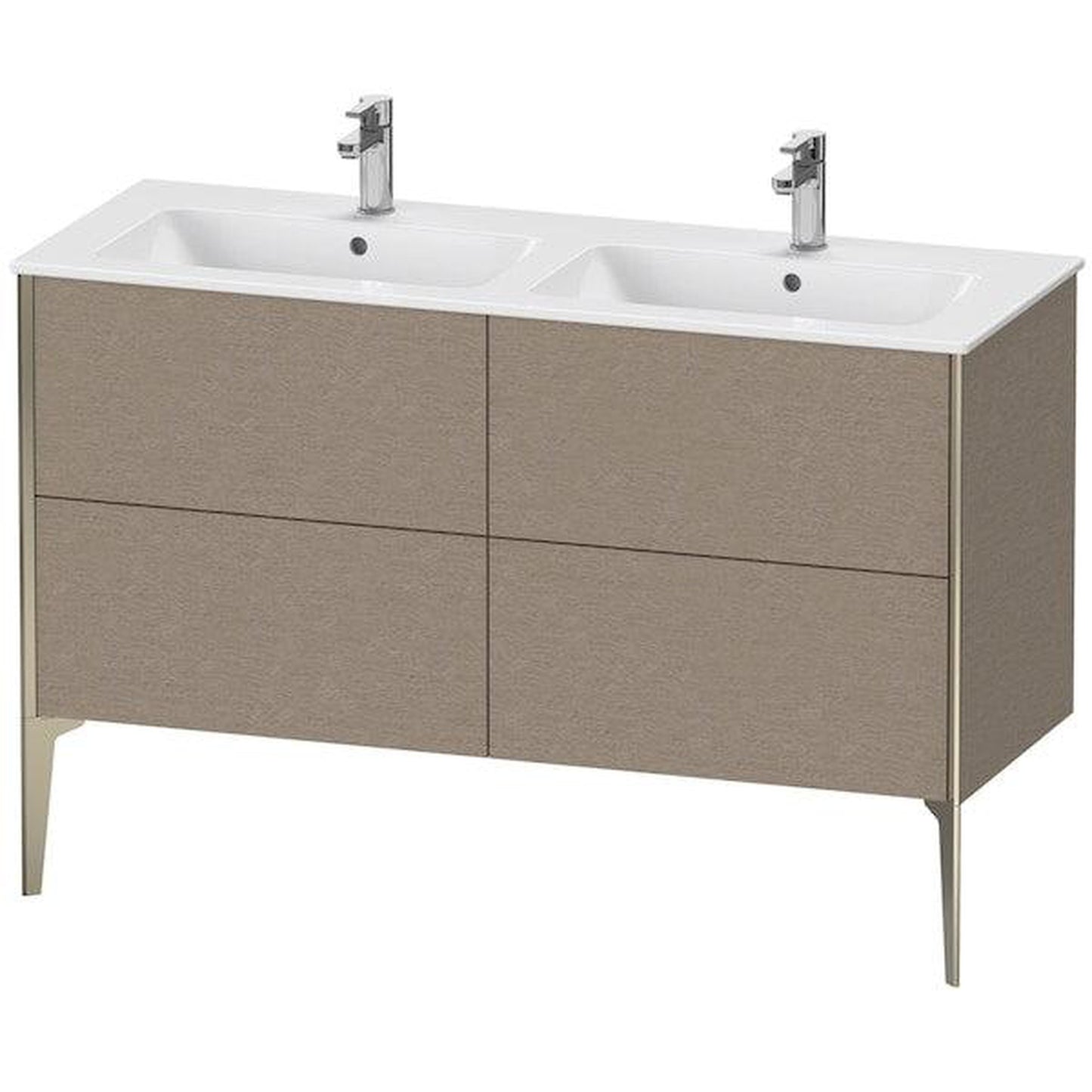 Duravit XViu 50" x 23" x 19" Four Drawer Floorstanding Vanity Unit Cashmere Oak (XV44850B111)
