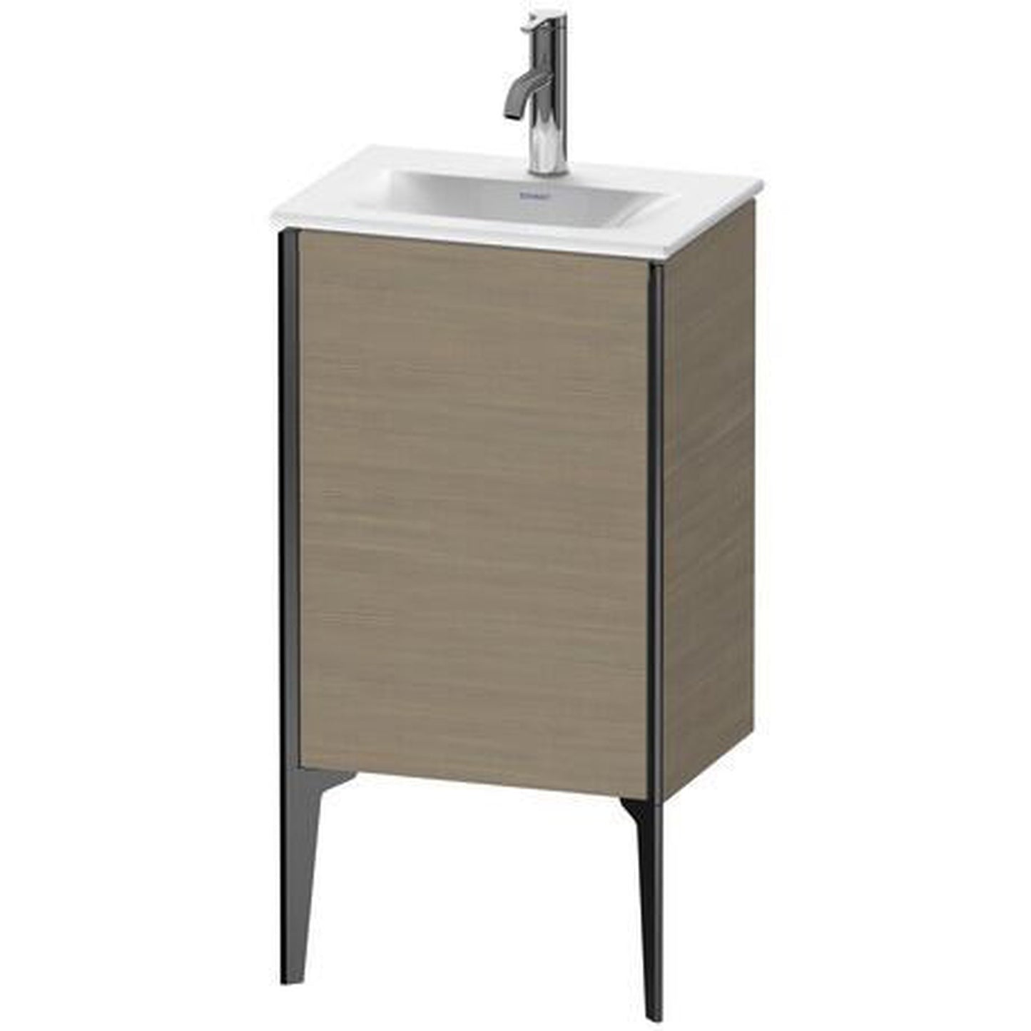 Duravit Xviu 17" x 23" x 12" One Door Floorstanding Vanity Unit With Left Hinge, Oak Terra (XV4068LB235)