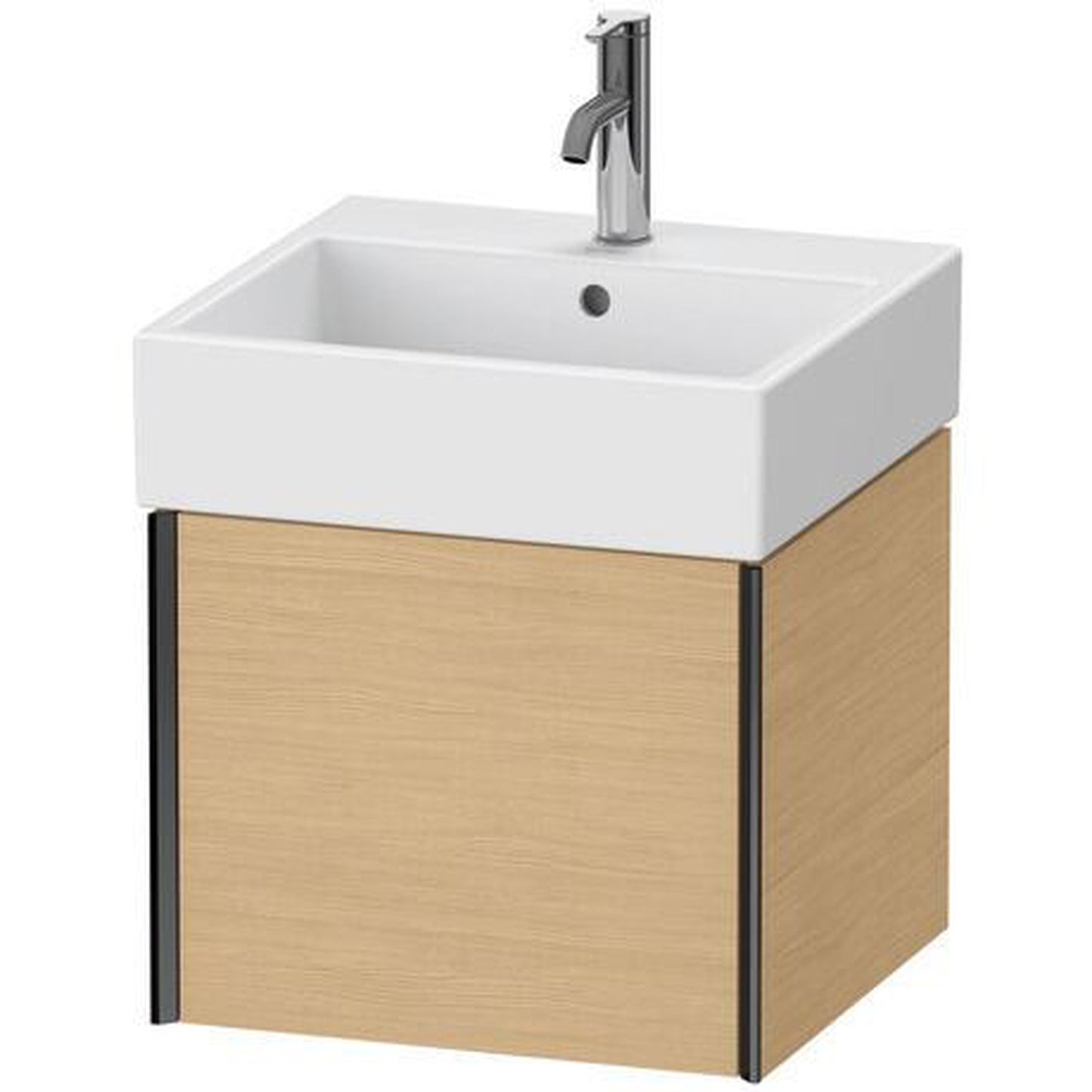 Duravit Xviu 19" x 16" x 18" One Drawer Wall-Mount Vanity Unit, Natural Oak (XV42330B230)