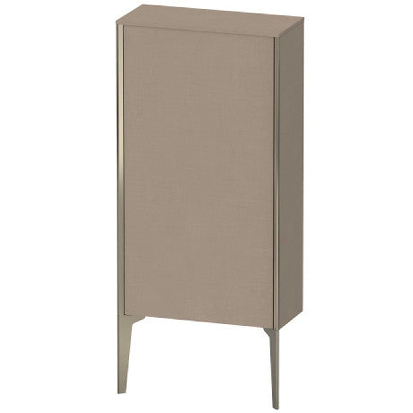 Duravit Xviu 20" x 35" Semi Tall Cabinet With Left Hinge, Champagne Matt and Linen Finish (XV1306-LB)