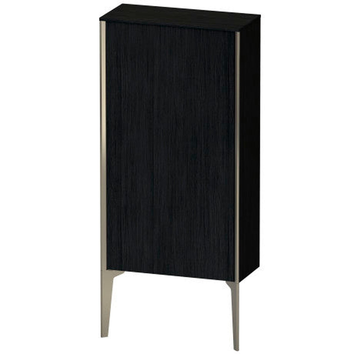 Duravit Xviu 20" x 35" Semi Tall Cabinet With Left Hinge, Champagne Matt and Oak Black Finish (XV1306LB116)
