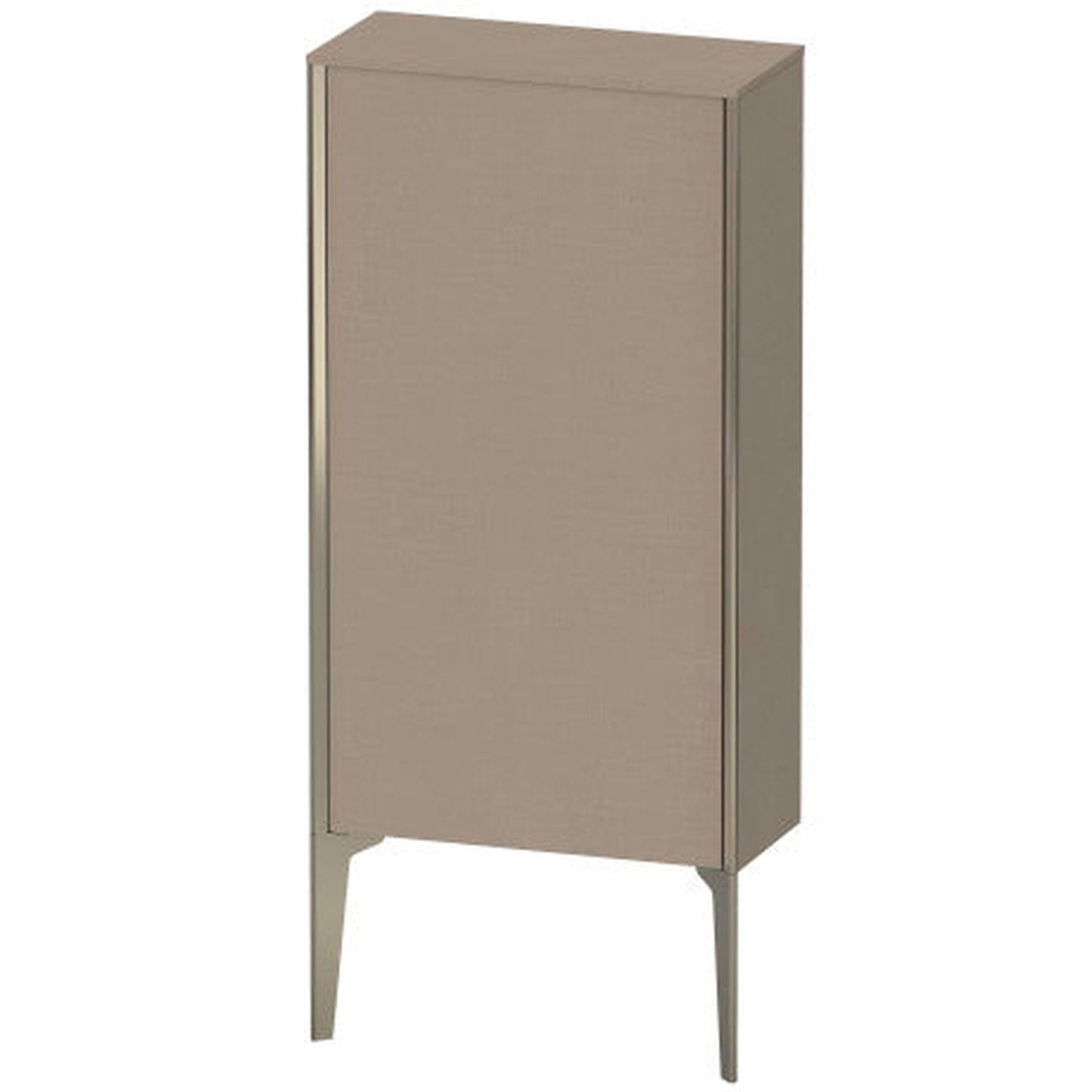 Duravit Xviu 20" x 35" Semi Tall Cabinet With Right Hinge, Champagne Matt and Linen Finish (XV1306RB175)