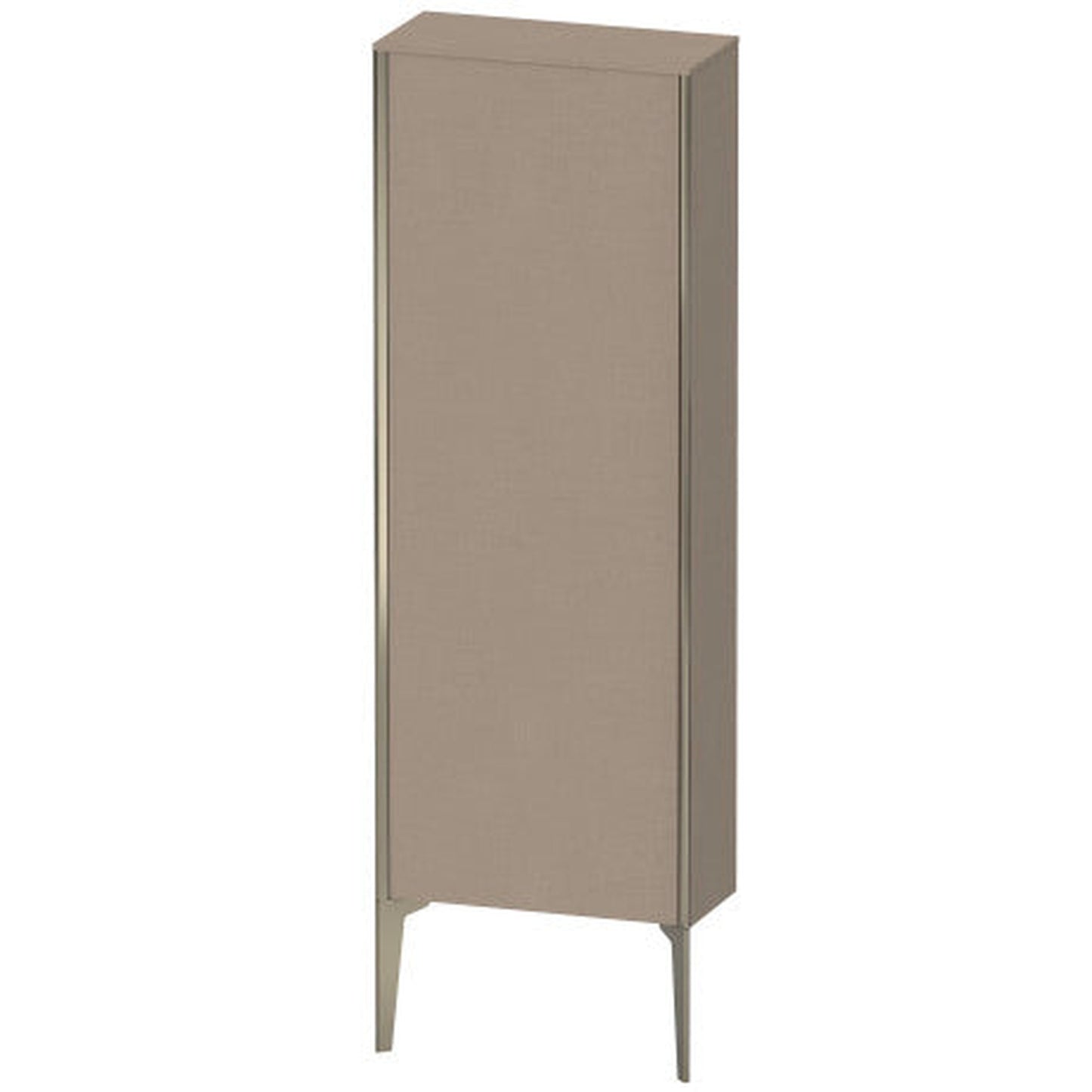 Duravit Xviu 20" x 52" Semi Tall Cabinet With Left Hinge, Champagne Matt and Linen Finish (XV1316LB175)