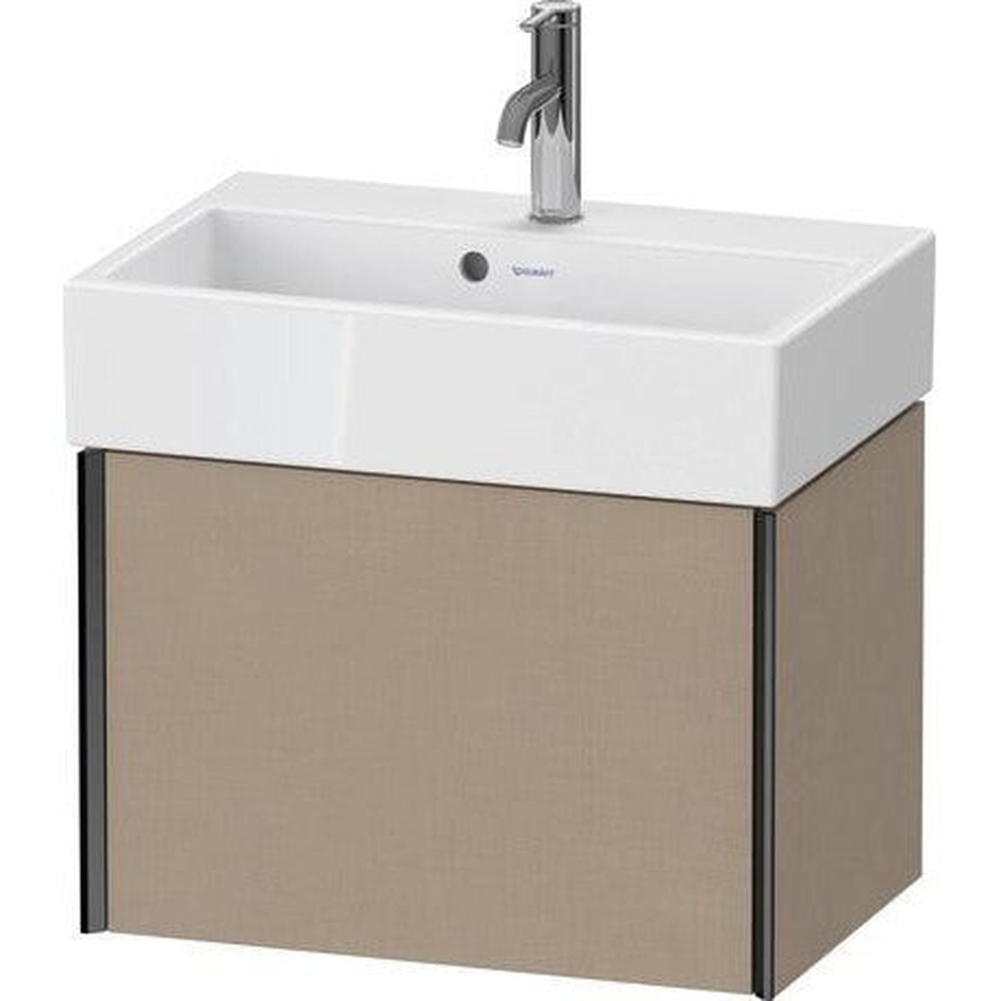 Duravit Xviu 23" x 16" x 15" One Drawer Wall-Mount Vanity Unit, Linen (XV42160B275)