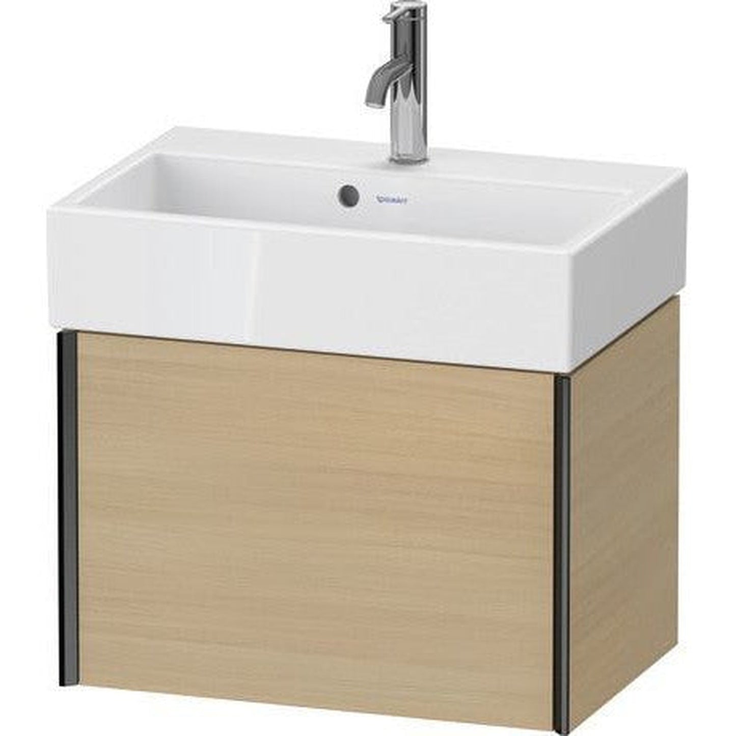 Duravit Xviu 23" x 16" x 15" One Drawer Wall-Mount Vanity Unit, Mediterreanean Oak Real Wood Veneer (XV42160B271)