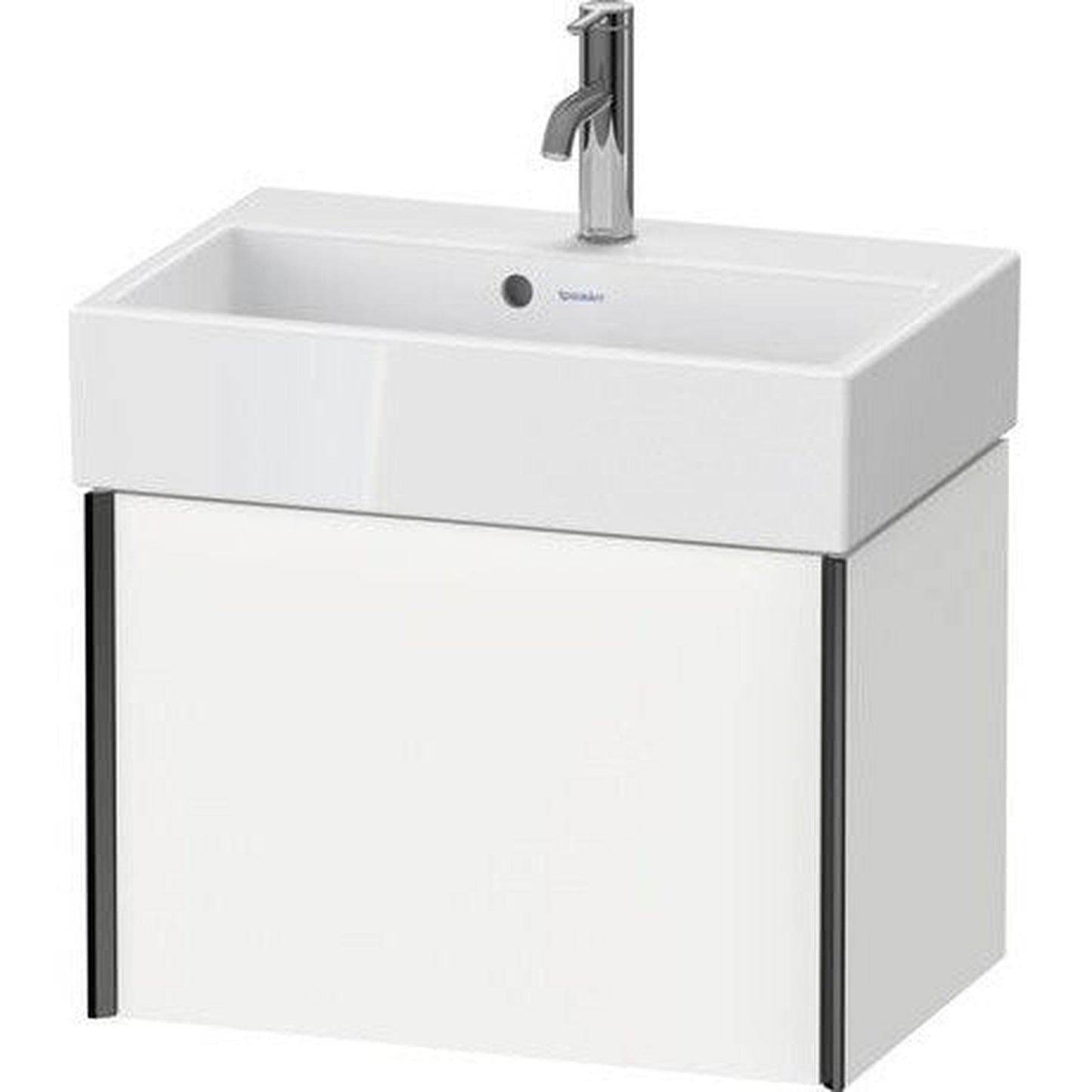 Duravit Xviu 23" x 16" x 15" One Drawer Wall-Mount Vanity Unit, White Matt (XV42160B218)