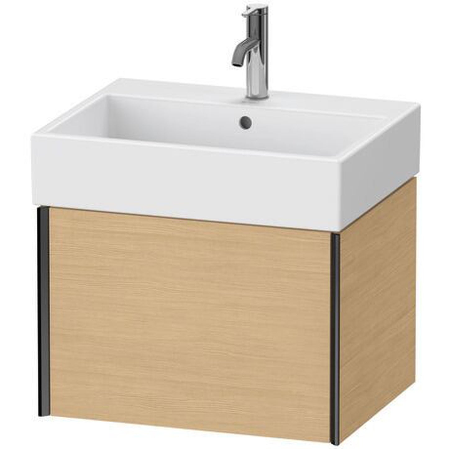 Duravit Xviu 23" x 16" x 18" One Drawer Wall-Mount Vanity Unit, Natural Oak (XV42340B230)
