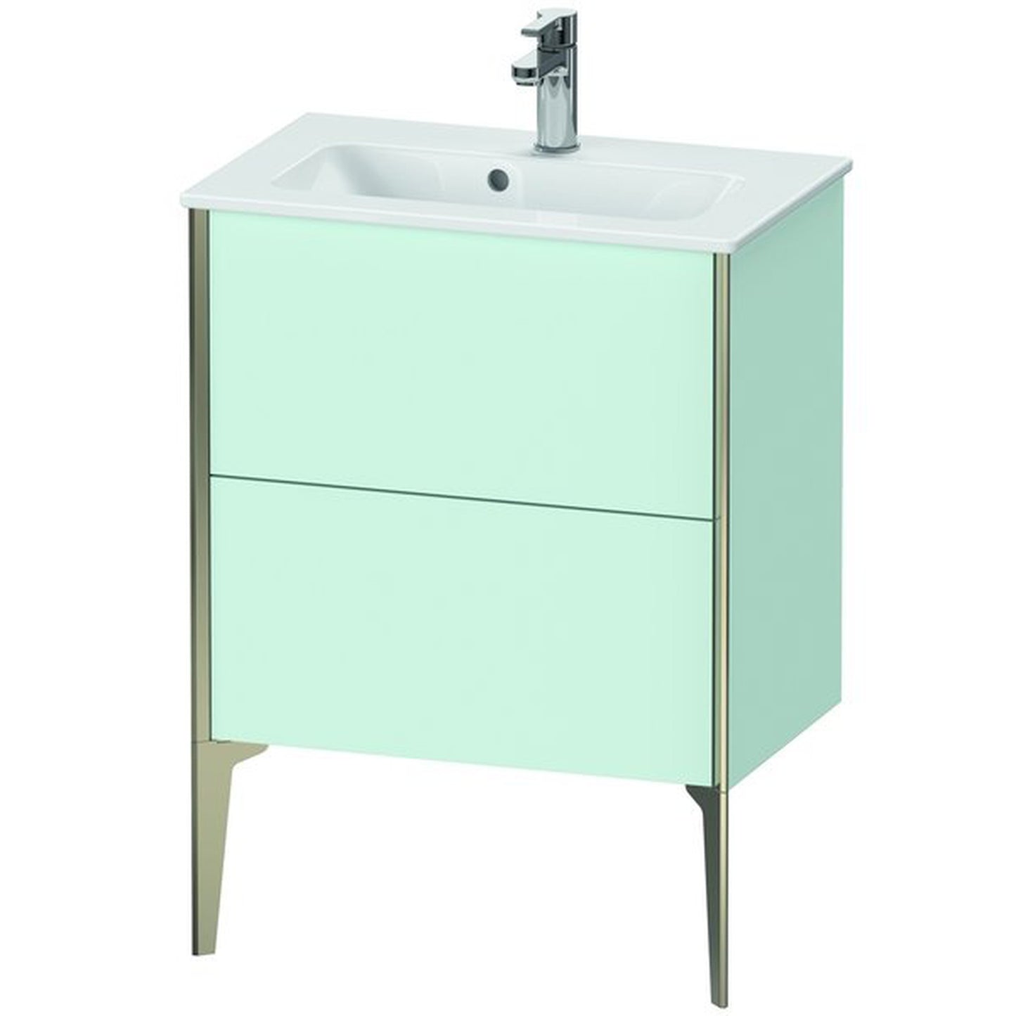 Duravit Xviu 24" x 23" x 15" Two Drawer Floorstanding Vanity Unit, Light Blue (XV44880B109)