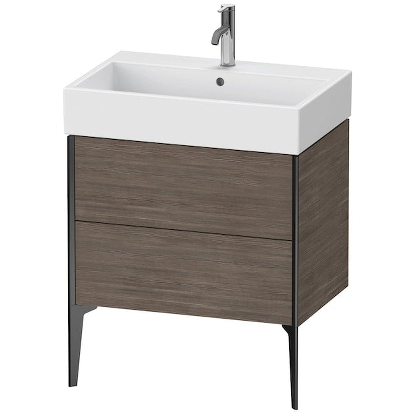 Duravit Xviu 27" x 19" x 18" Two Drawer Floorstanding Vanity Unit, Pine Terra (XV45350B251)