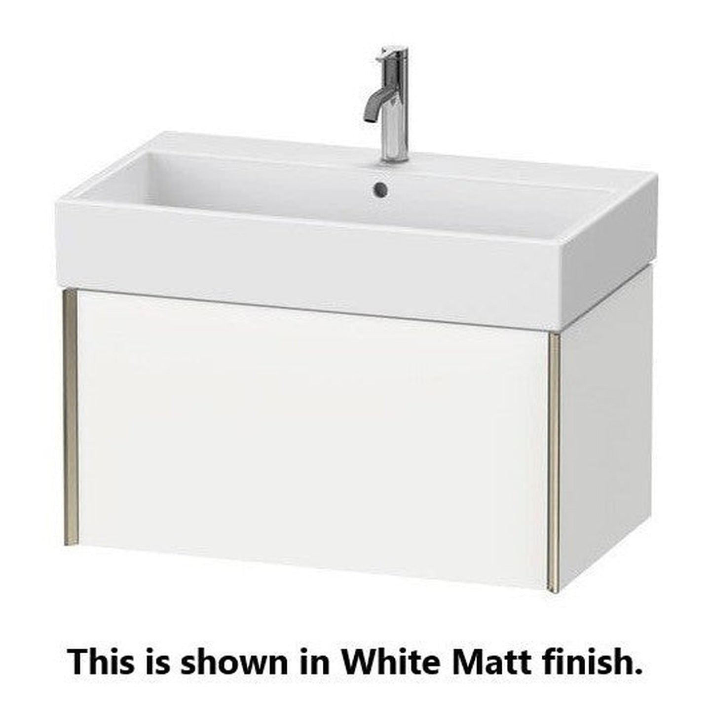 Duravit Xviu 31" x 16" x 18" One Drawer Wall-Mount Vanity Unit, Light Blue (XV42360B209)