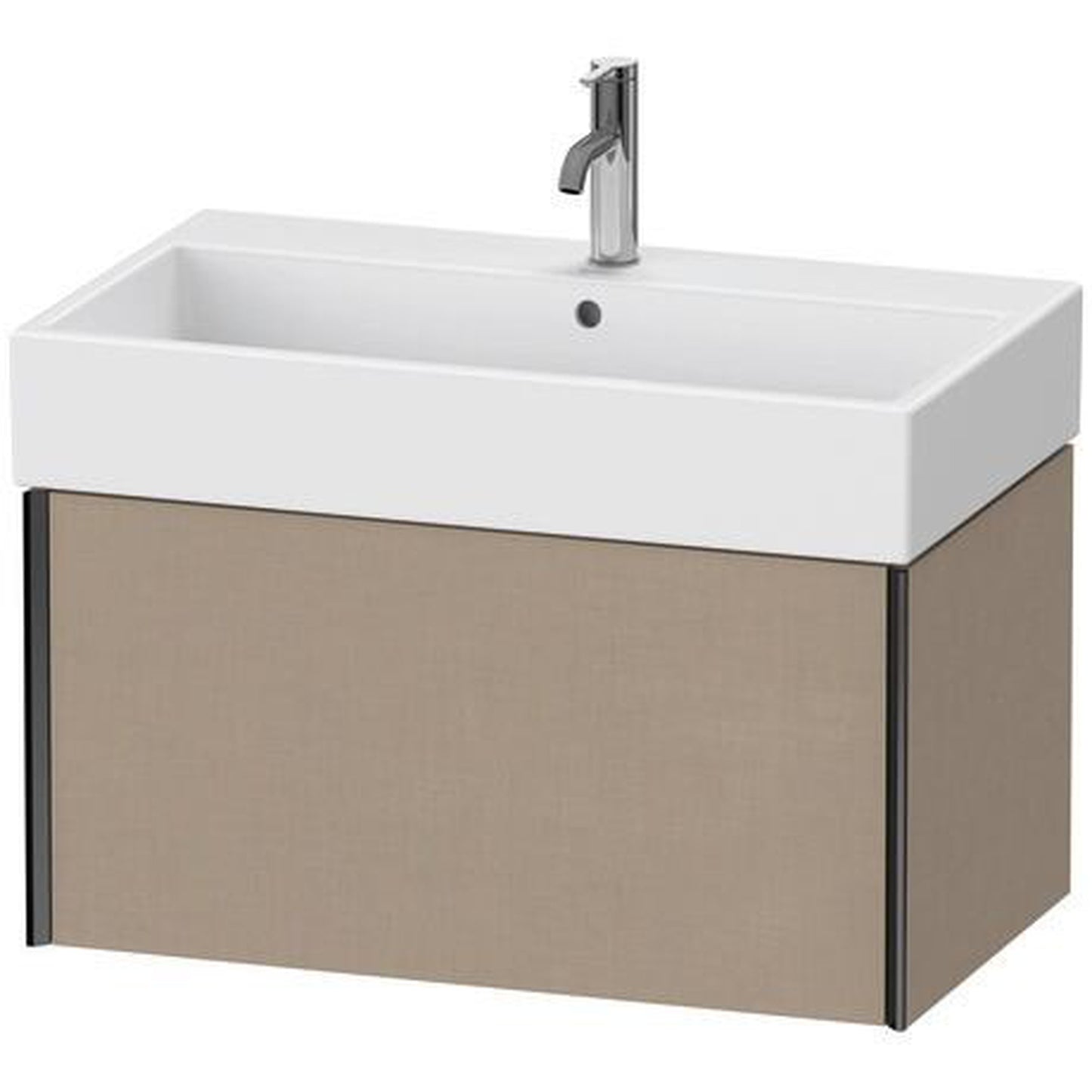 Duravit Xviu 31" x 16" x 18" One Drawer Wall-Mount Vanity Unit, Linen (XV42360B275)