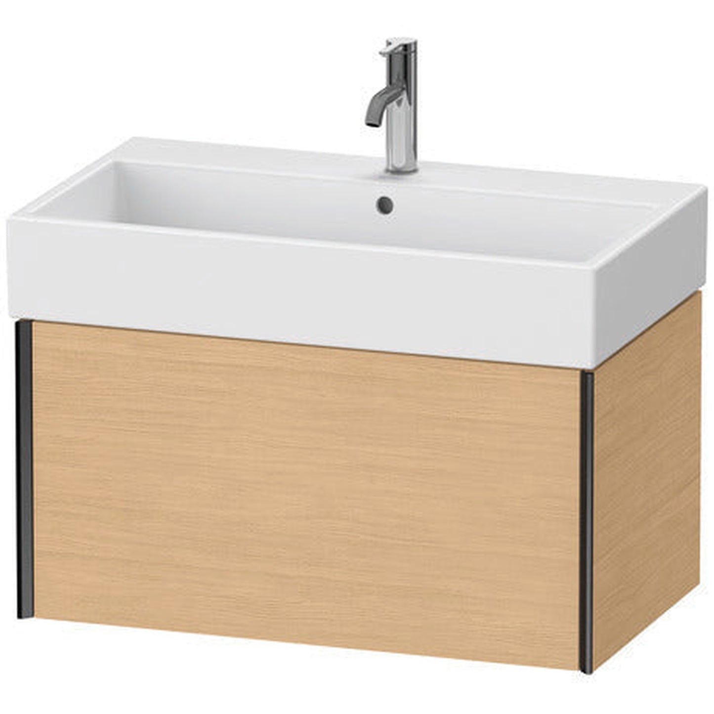 Duravit Xviu 31" x 16" x 18" One Drawer Wall-Mount Vanity Unit, Natural Oak (XV42360B230)