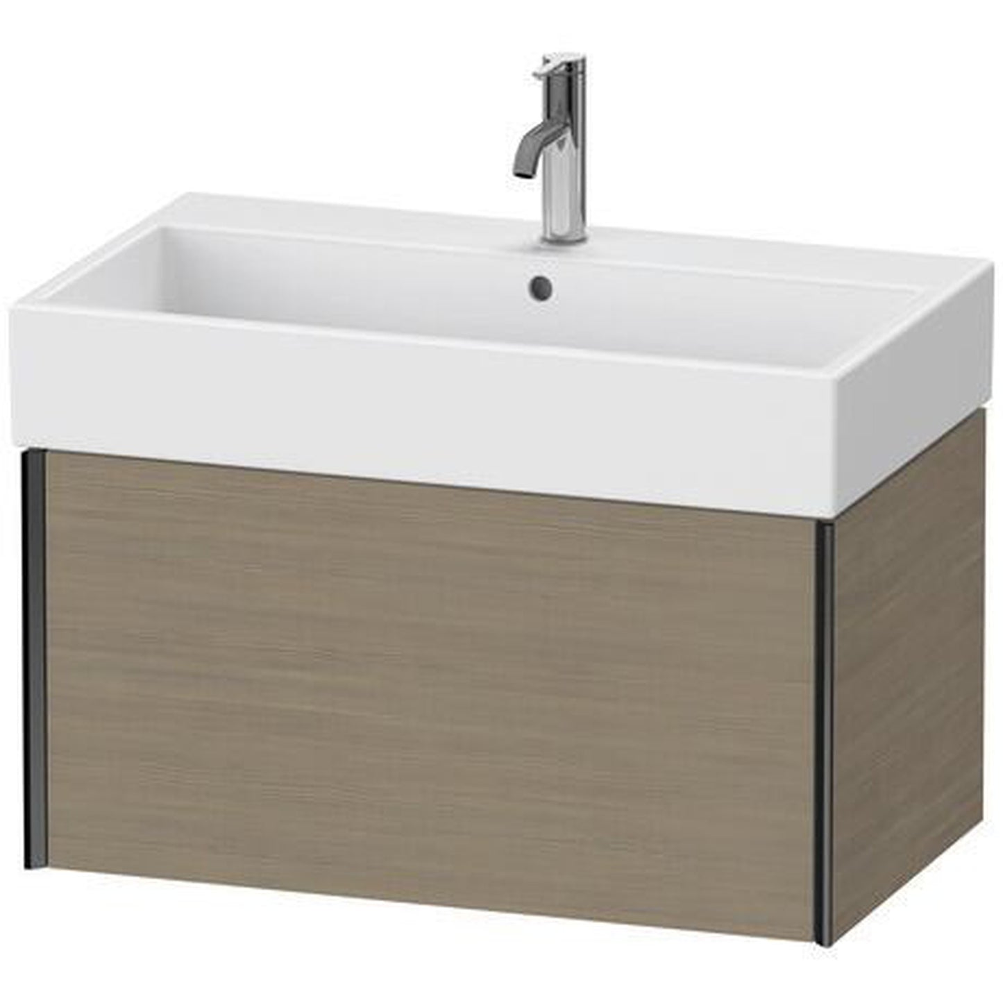 Duravit Xviu 31" x 16" x 18" One Drawer Wall-Mount Vanity Unit, Oak Terra (XV42360B235)