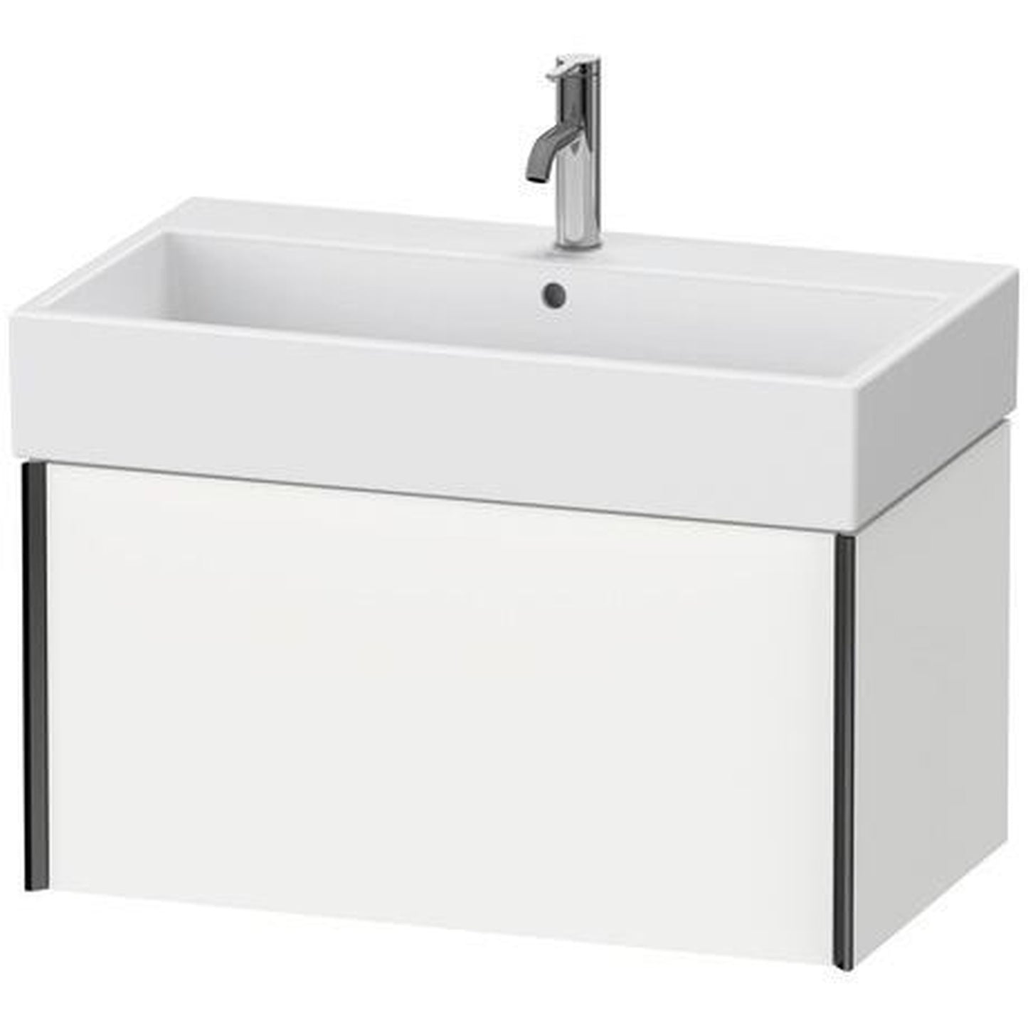 Duravit Xviu 31" x 16" x 18" One Drawer Wall-Mount Vanity Unit, White Matt (XV42360B218)
