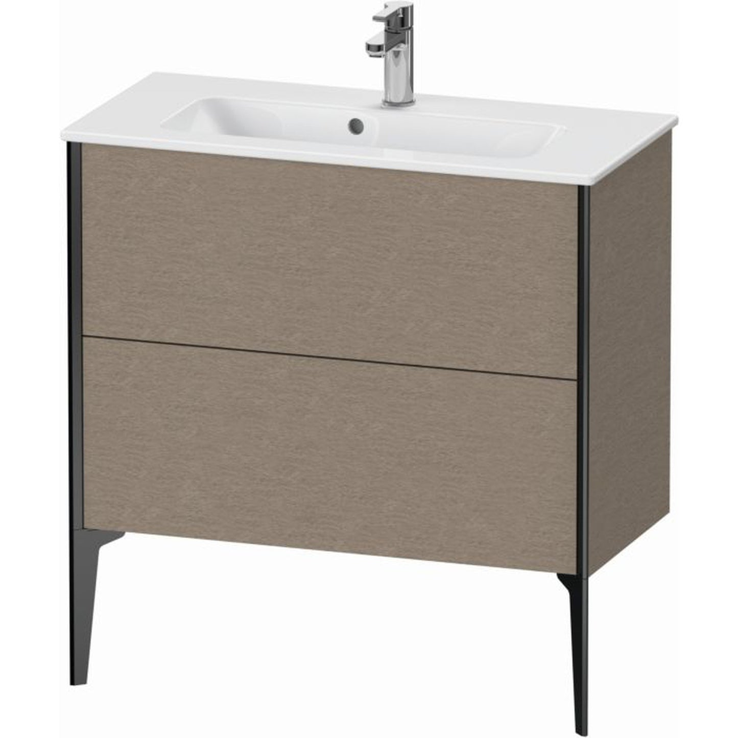 Duravit Xviu 32" x 23" x 15" Two Drawer Floorstanding Vanity Unit, Cashmere Oak (XV44890B211)
