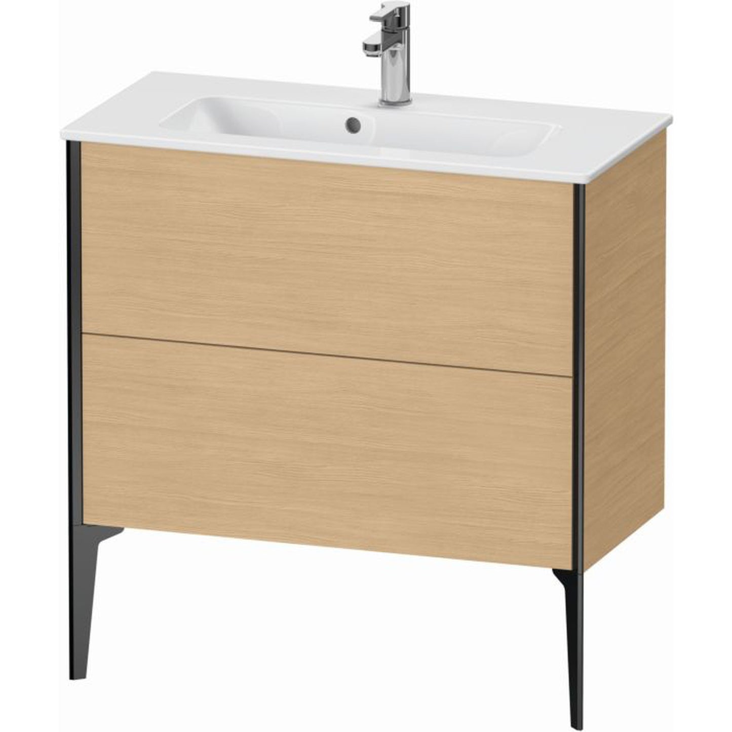 Duravit Xviu 32" x 23" x 15" Two Drawer Floorstanding Vanity Unit, Natural Oak (XV44890B230)