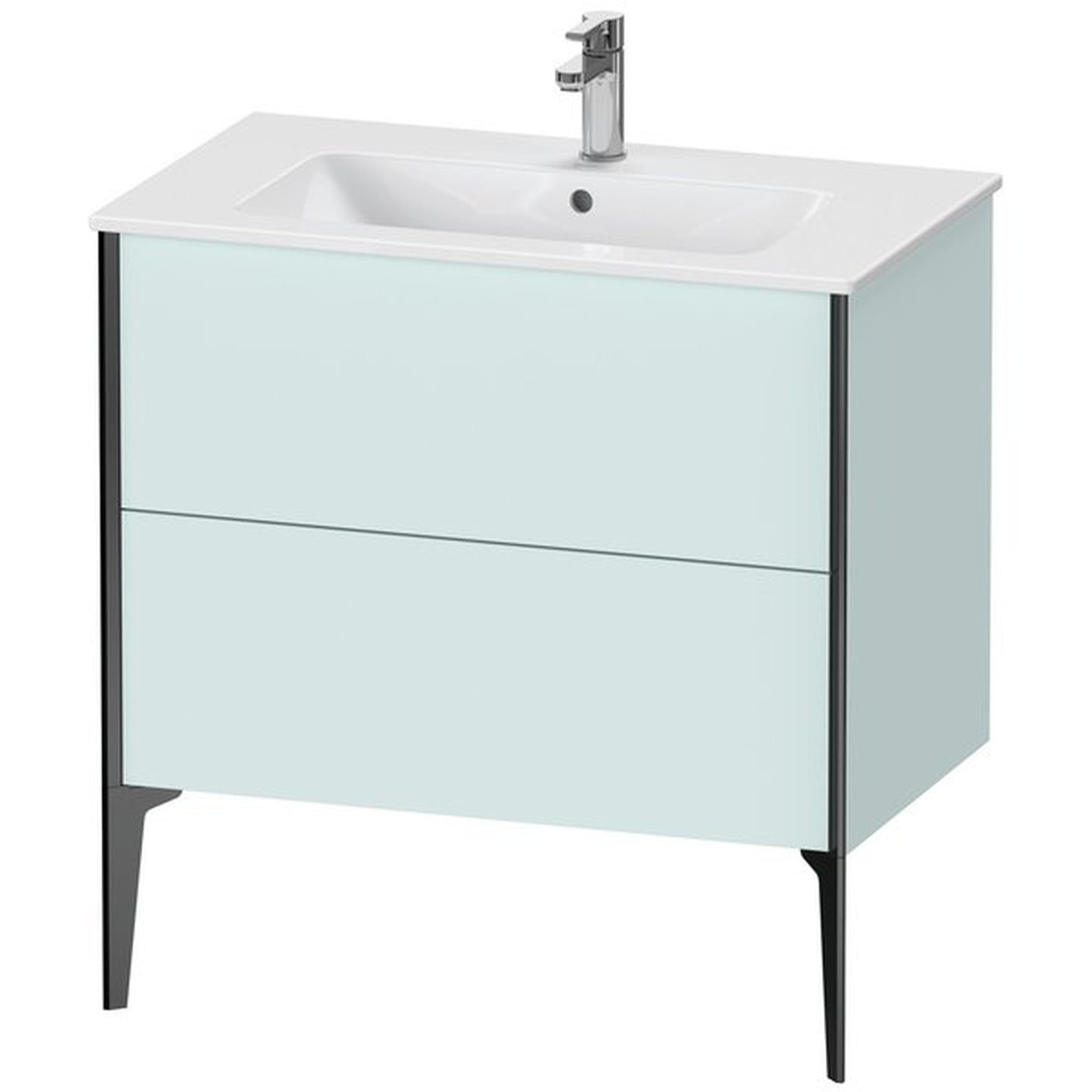 Duravit Xviu 32" x 23" x 19" Two Drawer Floorstanding Vanity Unit, Light Blue (XV44820B209)