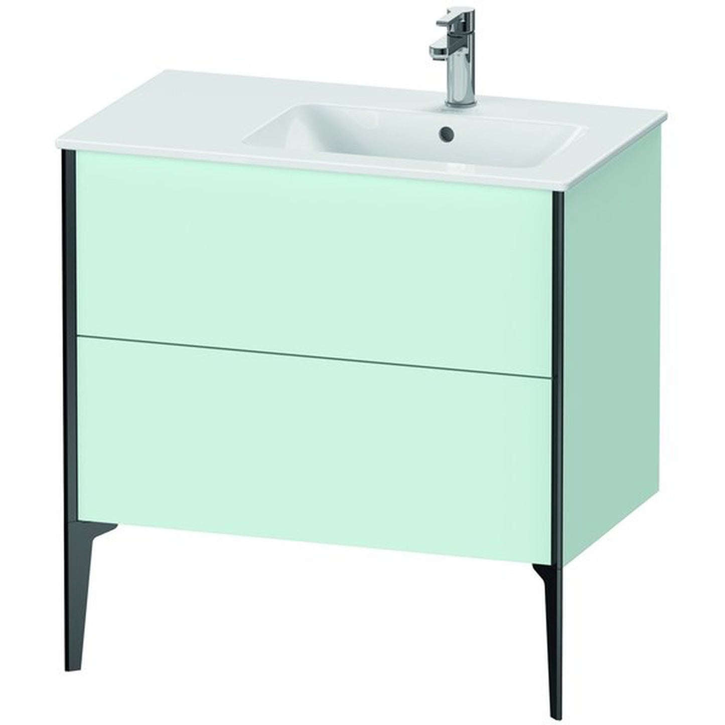 Duravit Xviu 32" x 23" x 19" Two Drawer Floorstanding Vanity Unit, Light Blue (XV44870B209)