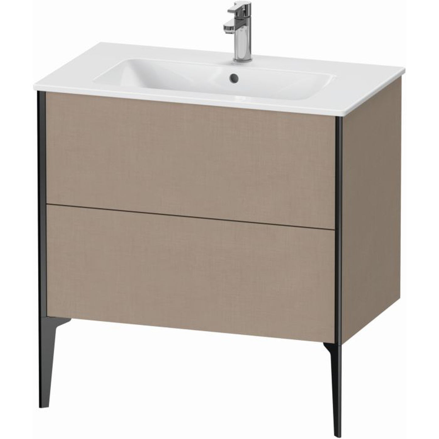 Duravit Xviu 32" x 23" x 19" Two Drawer Floorstanding Vanity Unit, Linen (XV44820B275)